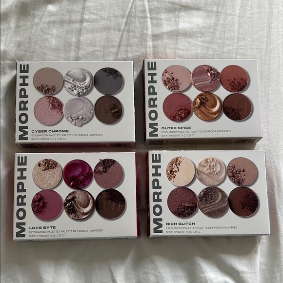 Morphe Other - 4 x Morphe eyeshadow pallets